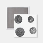 Munten van Cunobelinus of cymbeline Magneet (Voorkant / Achterkant)