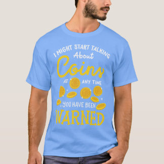 Muntenverzamelaar Munten verzamelen T-shirt