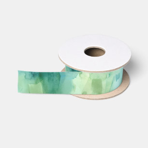 Muntgroene Abstracte Kerst Lint