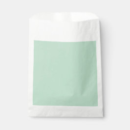 Muntgroene minimalistische feestfavoriettasjes bedankzakje