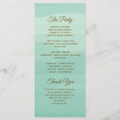 Muntkleurige Trouwprogramma Foto Programma (Achterkant)