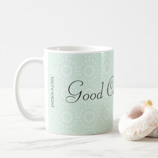  muntpatroon goede koffie Mok (Met donut)