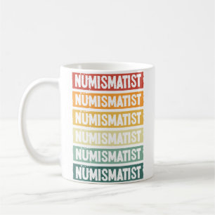 Muntsierkunstenaar-Muntsverzamelaar Muntverzamelaa Koffiemok
