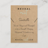 muntsoort onthullen visitekaartje (Voorkant)