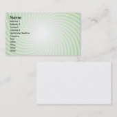 muntspiraal visitekaartje (Voorkant / Achterkant)