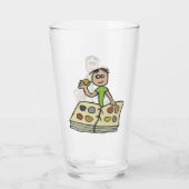 Muntverzamelaar Numismatist Glas (Achterkant)