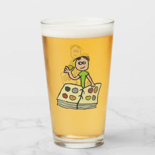 Muntverzamelaar Numismatist Glas