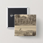 Munyan, Armstrong, Kapp eigenschappen Vierkante Button 5,1 Cm (Voorkant /achterkant)