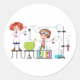 Muppet Science Magic Ronde Sticker