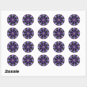 muppetgezicht k ronde sticker (Vel)