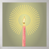 mur à poster abstrait (Devant)