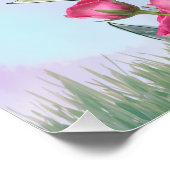 Mur art poster paysage nature et verset de la bibl (Coin)