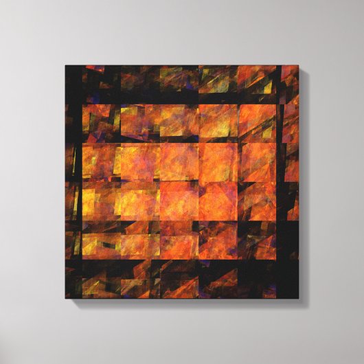 Mur Art Quad Canvas Abstrait Impression (Recto)
