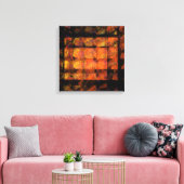 Mur Art Quad Canvas Abstrait Impression (Insitu(Salon))