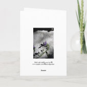 Mur aux fleurs de Bellflower - Cartes Sympathiques (Dos)