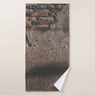 Mur avec briques cassées