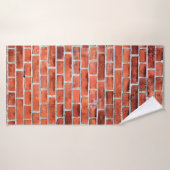 Mur Brown en brique (Serviette de bain)