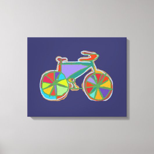 mur coloré de déco de vélo (Recto)