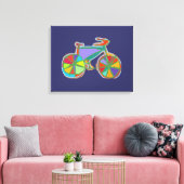 mur coloré de déco de vélo (Insitu(Salon))