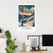 Mur d'art de Val Gardena - Impression de ski - Ita (Bureau à domicile)