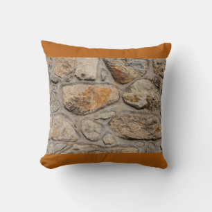 mur de béton et de pierre sur Coussin de lancer Co