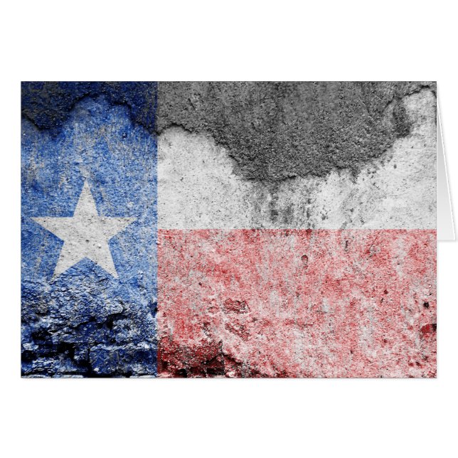 mur de brique du drapeau texas (Devant horizontal)