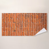 Mur de brique rouge mur de brique (Serviette de bain)