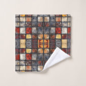 Mur de briques coloré (Gant de toilette)