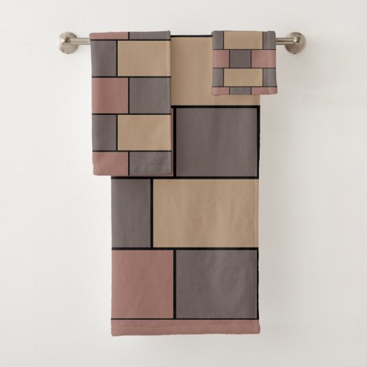 Mur de briques gris pêche rose (En situation)