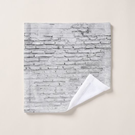 Mur de briques romaines rustiques #2 #mur #décorat (Gant de toilette)