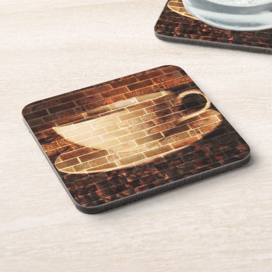 Mur de café - dessous de verre (Côté gauche)