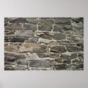 MUR DE FONDATION 36" x 24", Affiche de valeur (Mat