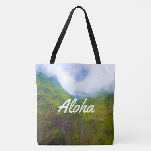 Mur de larmes, Mont Waialeale, Sac de plage Hawaii (Devant)