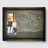 Mur de pierre Photo Cadre Memorial Livre d'invité (Verso)