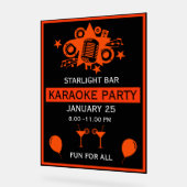 Mur de promotion Karaoke (Angle)