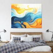 Mur de toile Abstrait (Insitu(Chambre))