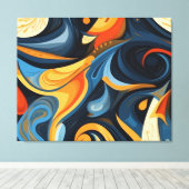Mur de toile Abstrait (Insitu (Plancher de Bois))