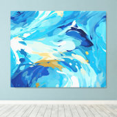 Mur de toile Abstrait (Insitu (Plancher de Bois))