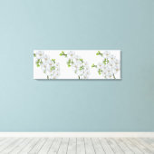 Mur de toile Orchidées Art-Blanc (Insitu (Plancher de Bois))