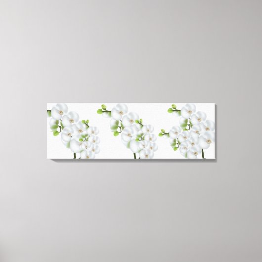Mur de toile Orchidées Art-Blanc (Recto)