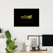 mur décoration de chevaux (Bureau à domicile)