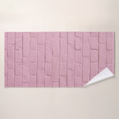 MUR EN BÉTON ROSE (Serviette de bain)