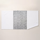 MUR EN BRIQUE BLANC (Serviette de bain)