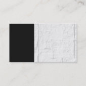 Mur en brique gris tendance Carte de visite attray (Dos)