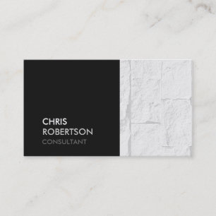 Mur en brique gris tendance Carte de visite attray