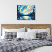 Mur en toile de haute qualité Aurora Borealis (Insitu(Chambre))