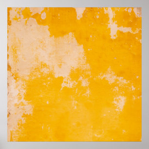 Mur jaune à Malte poster