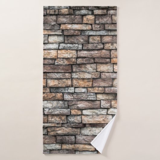 Mur mur de pierre (Serviette de bain)