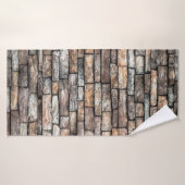 Mur mur de pierre (Serviette de bain)
