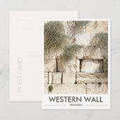 Mur occidental de Jérusalem Carte postale photo (Devant / Derrière)